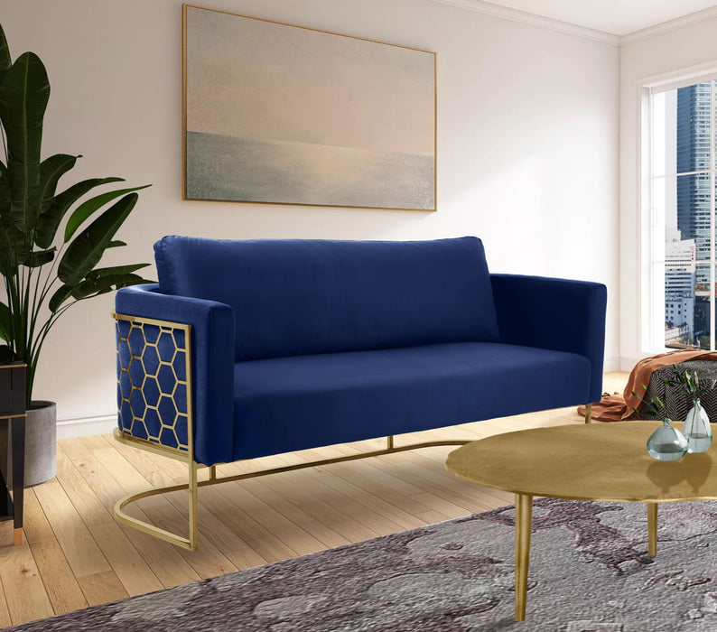 Casa - Sofa with Gold Legs - Simple Home Plus
