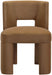Zuno - Velvet Performance Fabric Upholstered Dining Chair (Set of 2) - Saddle - Simple Home Plus