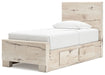 Lawroy - Panel Bed With Storage - Simple Home Plus