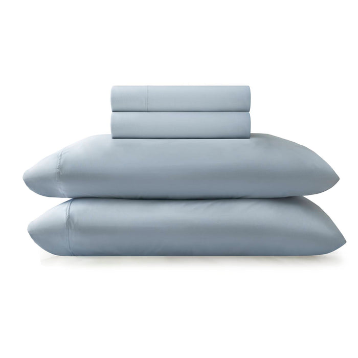 Cooling - Queen Stretch Jersey Sheet Set - Blue - Simple Home Plus