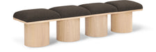 Pavilion - 4 Piece Modular Bench With Natural Base - Simple Home Plus