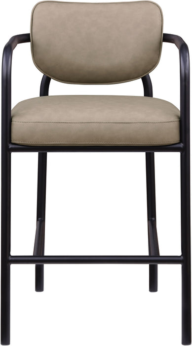 Serava - Vegan Leather Upholstered Bar Stool