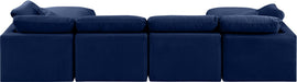 Indulge - Velvet 6 Piece Modular Double Chaise Sectional - Simple Home Plus