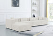 Cube - Linen 5 Piece Modular Sectional With Chaise - Simple Home Plus