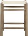 Santos - Backless Counter Stool With Stained Brown Base - Simple Home Plus