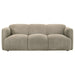 Dorset - Fabric Upholstered Round Track Arm Sofa - Simple Home Plus