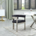 Romeo - Faux Leather Dining Chair With Silver Base (Set of 2) - Simple Home Plus