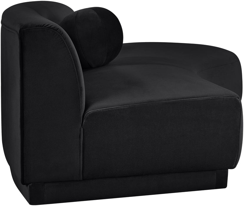 Avra - 86" Velvet Performance Fabric Upholstered Sofa