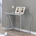 Lille - Glass Top Entryway Sofa Console Table Accents - Simple Home Plus