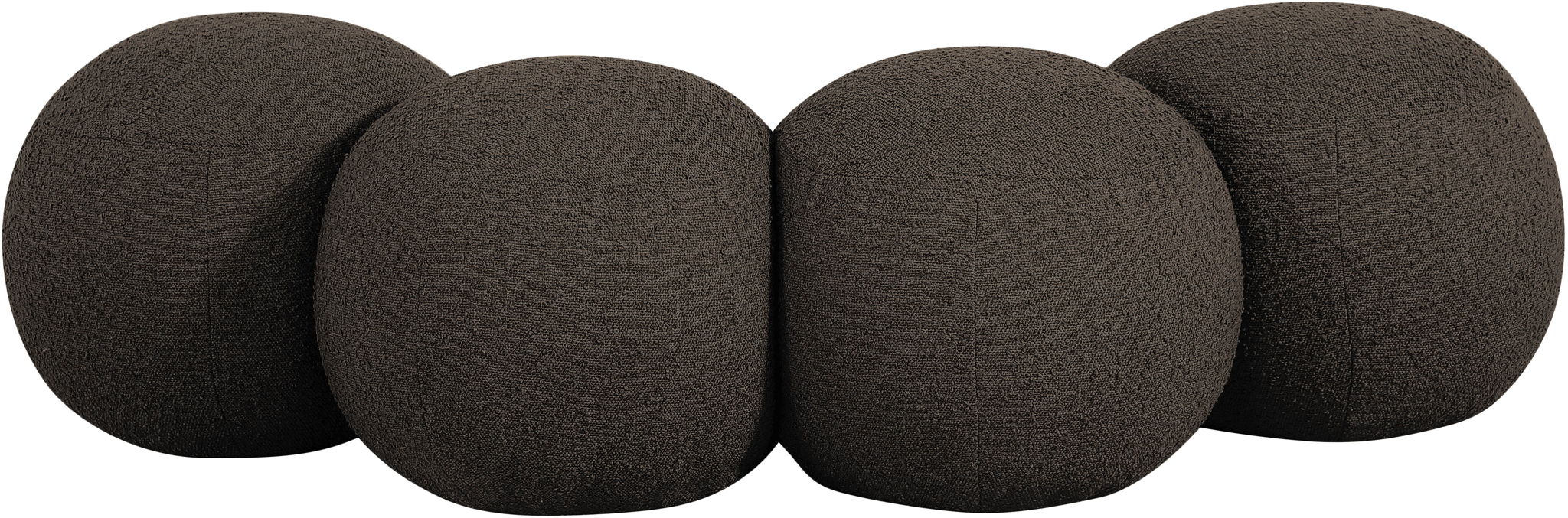 Apollo - Boucle Fabric Bench