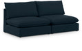 Mackenzie - Modular Sofa Armless - 2 Seats - Simple Home Plus
