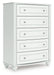 Kozlani - Five Drawer Chest - White - Simple Home Plus