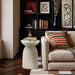 Opani - Concrete End Table - Taupe - Simple Home Plus