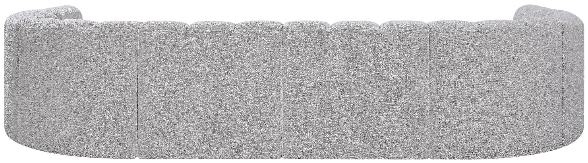 Arc - Boucle Fabric Modular Sectional - Simple Home Plus