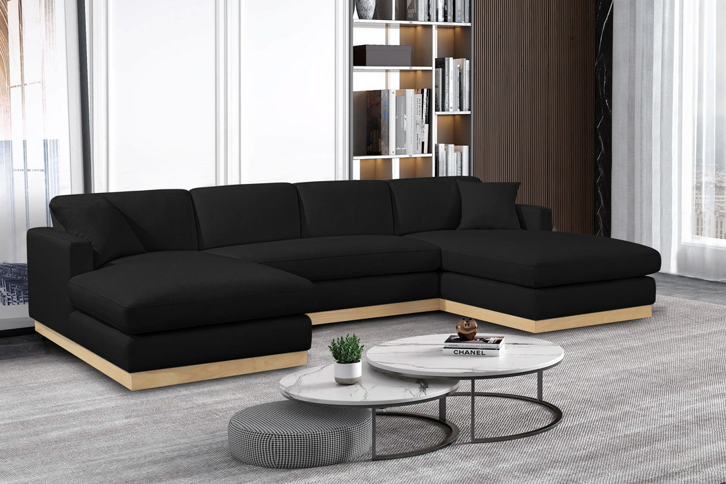 Johanna - 3 Piece Sectional - Natural Base - Simple Home Plus