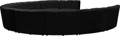 Infinity - 10 Piece Velvet Modular Sectional - Simple Home Plus