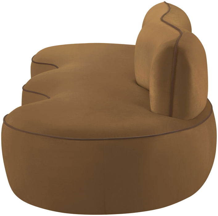 Swerve - Velvet 101" Upholstered Sofa - Simple Home Plus