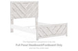 Cayboni - Full Panel Headboard/Footboard - Whitewash - Simple Home Plus