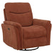 Adler - Upholstered Power Swivel Glider Recliner - Simple Home Plus
