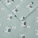 Cozy Flannel - Queen Printed Sheet Set - Seafoam Llama - Simple Home Plus