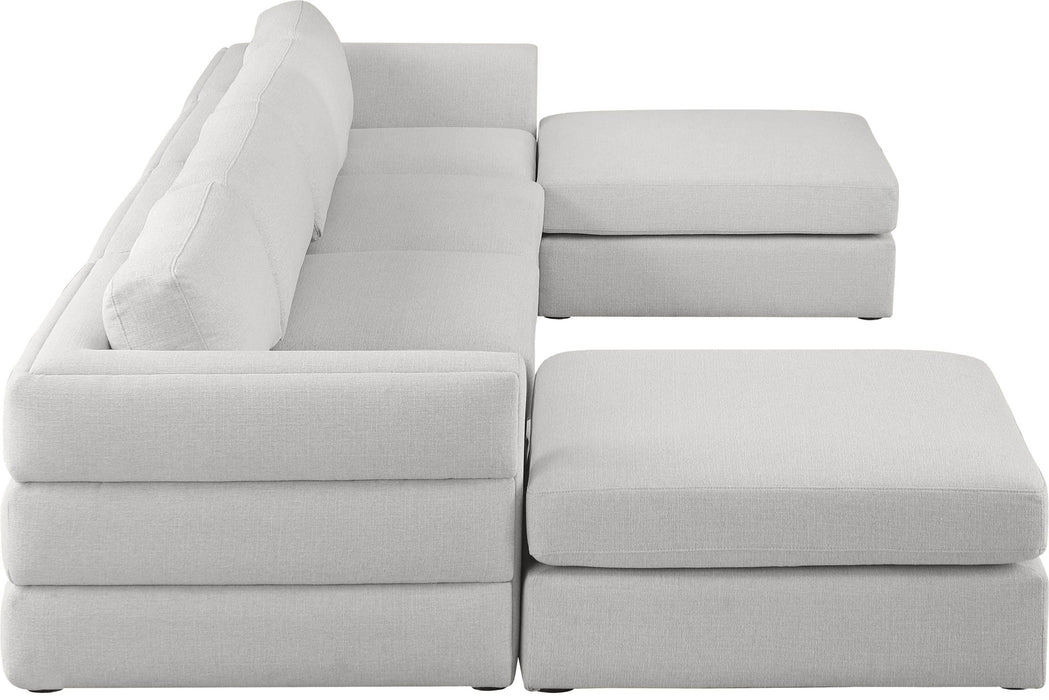 Beckham - 6 Piece Double Chaise Modular Sectional - Simple Home Plus