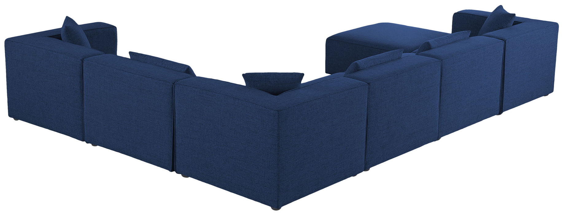 Cube - Linen 7 Piece Modular Sectional - Simple Home Plus