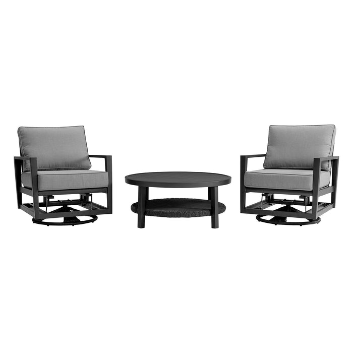 Cayman - Aluminum Outdoor Seating Set With Cushion - Simple Home Plus
