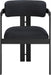 Aurum - Vegan Leather Upholstered Dining Chair With Graphite Black Base (Set of 2) - Simple Home Plus