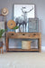 Esther - 3-Drawer Wood Console Table - Natural Sheesham - Simple Home Plus