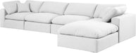 Comfy - 5 Piece Linen Modular Sectional With Chaise - Simple Home Plus