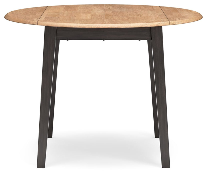 Gesthaven - Round Dining Room Drop Leaf Table Set - Simple Home Plus