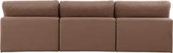 Comfy - Faux Leather Modular Armless Sofa 3 Seats - Simple Home Plus