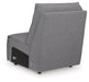 ModMax II - Armless Chair - Salt And Pepper - Simple Home Plus