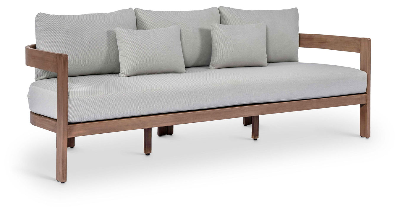 Newport - Water Resistant Fabric 86.75" Upholstered Outdoor Patio Sofa - Simple Home Plus