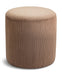 Roy - Round Microsuede Ottoman / Stool - Simple Home Plus