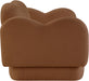 Bloom - Teddy Fabric Loveseat - Saddle - Simple Home Plus
