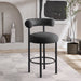 Bordeaux - Stool With Black Legs (Set of 2) - Simple Home Plus