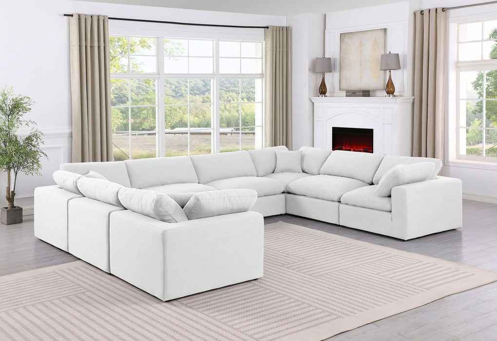 Comfy - 8 Piece Linen Modular Sectional - Simple Home Plus