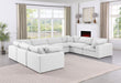 Comfy - 8 Piece Linen Modular Sectional - Simple Home Plus