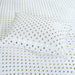 Metallic Dot - Printed Sheet Set - White / Gold - Simple Home Plus