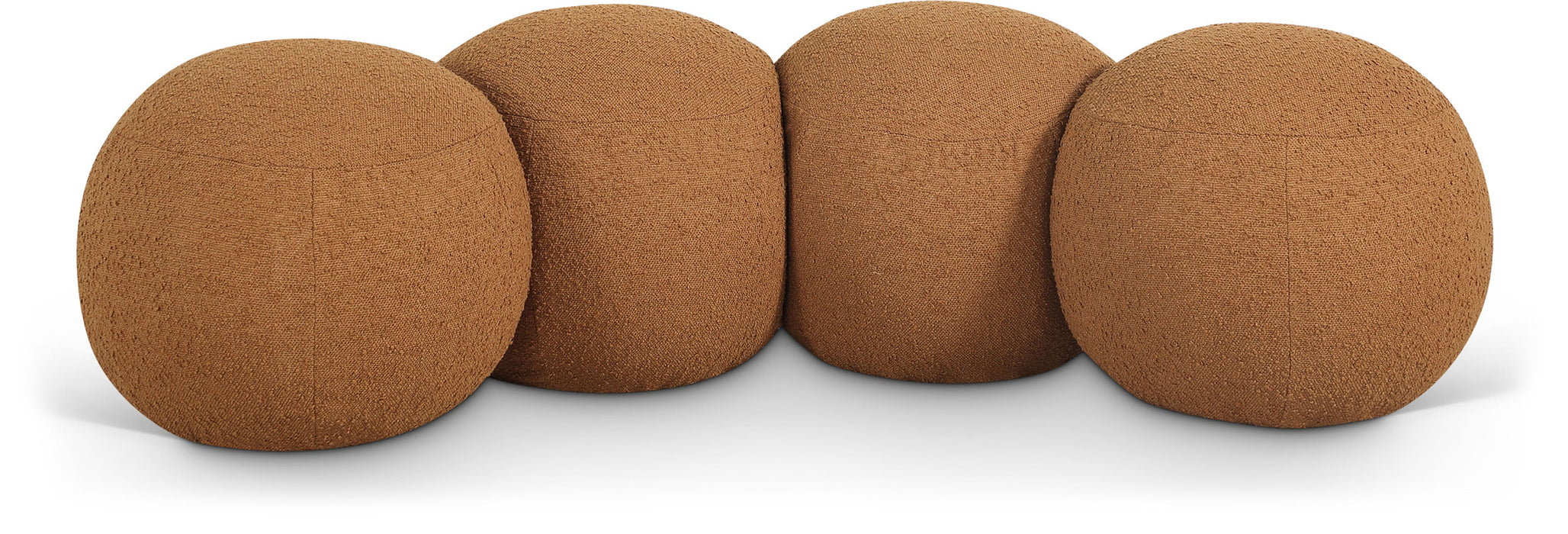 Apollo - Boucle Fabric Bench - Simple Home Plus