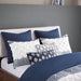 Camila - Quilted Euro Sham - Navy - Simple Home Plus