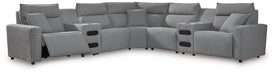 ModMax II - Salt And Pepper - Reclining Sectional - Simple Home Plus