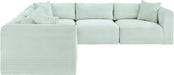 Shaggy - 5 Piece Modular Corner Sectional - Simple Home Plus
