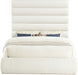 Adam - Boucle Fabric Bed With 70.5" Headboard - Simple Home Plus