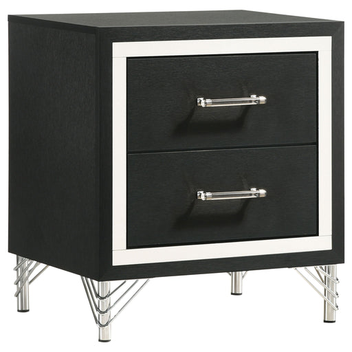 Lucia - 2-Drawer Nightstand - White - Simple Home Plus