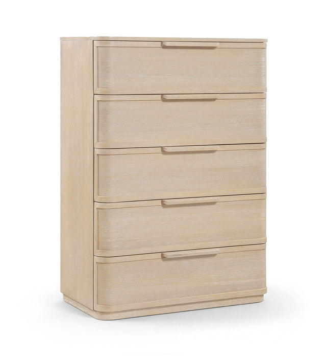 Tiberio - Oak Veneer And Solid Wood Chest - Simple Home Plus