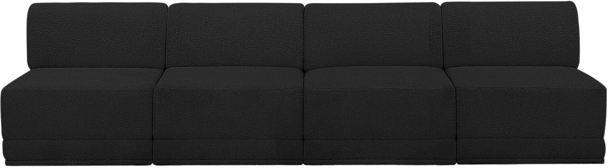 Ollie - 4 Seat Armless Modular Sofa - Simple Home Plus