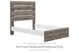 Graystorm - Full Panel Headboard/Footboard - Brown Gray - Simple Home Plus