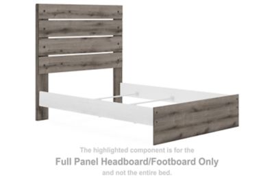 Graystorm - Full Panel Headboard/Footboard - Brown Gray - Simple Home Plus